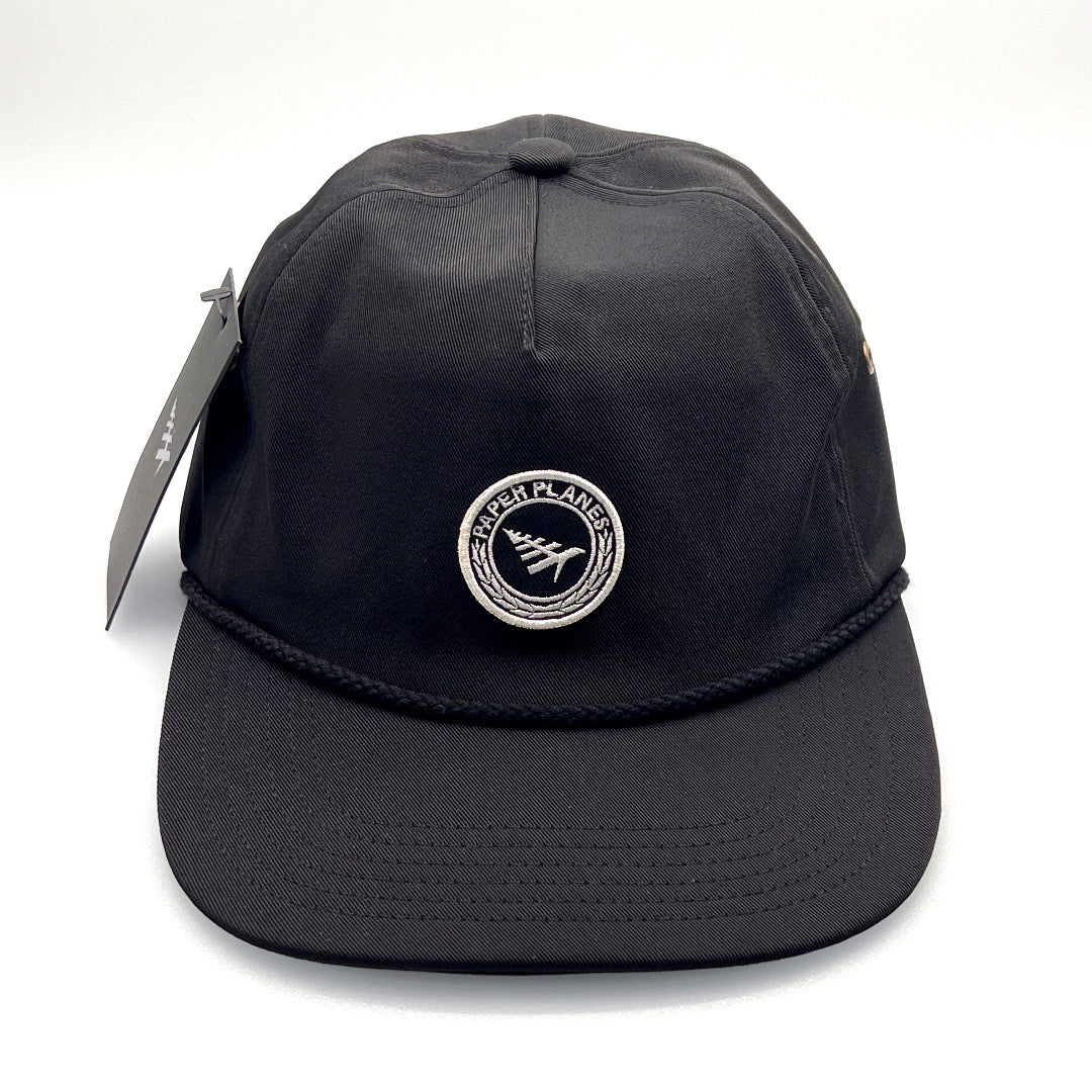 Black paper plane hat online