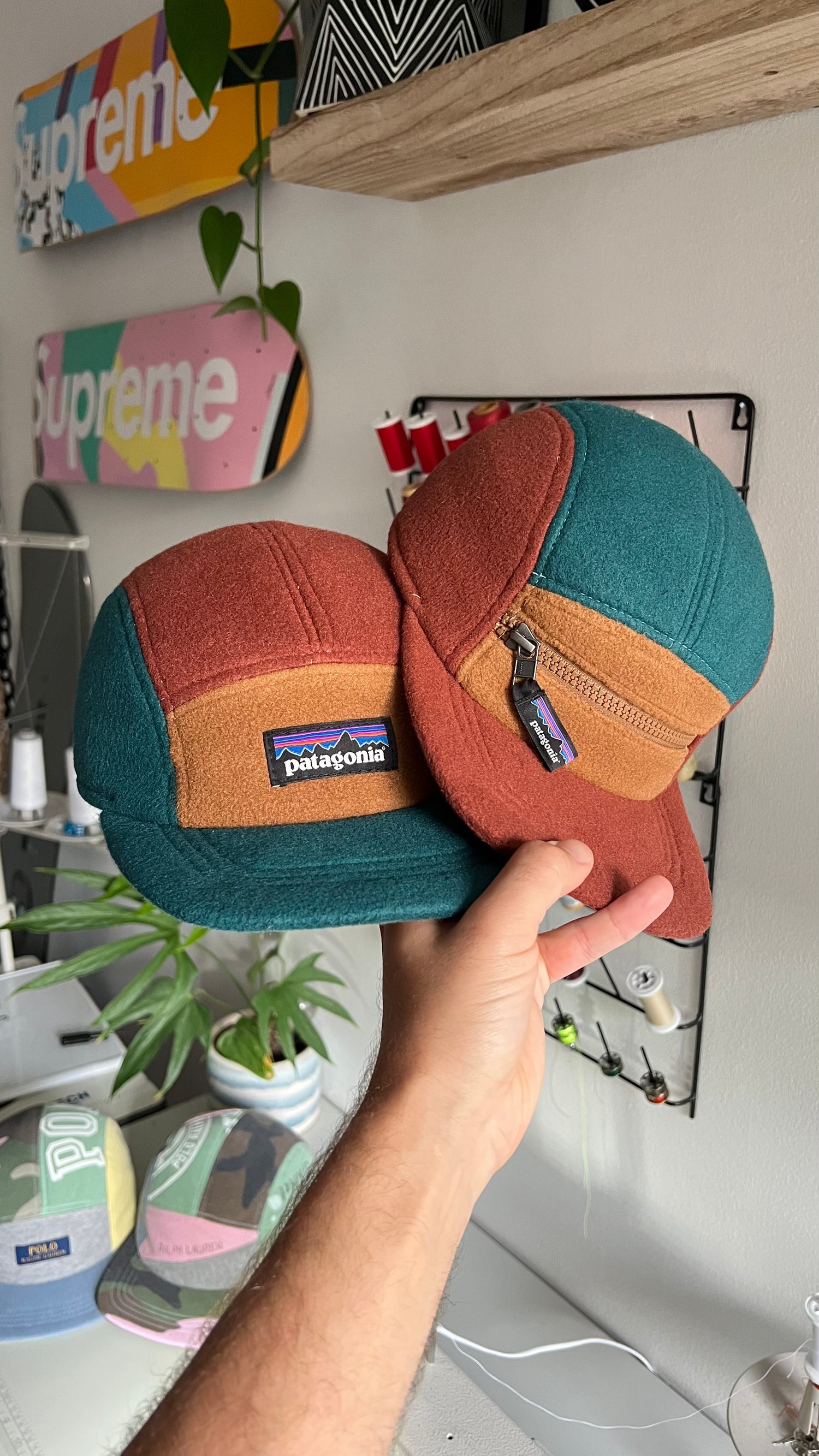 Upcycling 5 Panel Hats